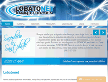 Tablet Screenshot of lobatonet.com.br